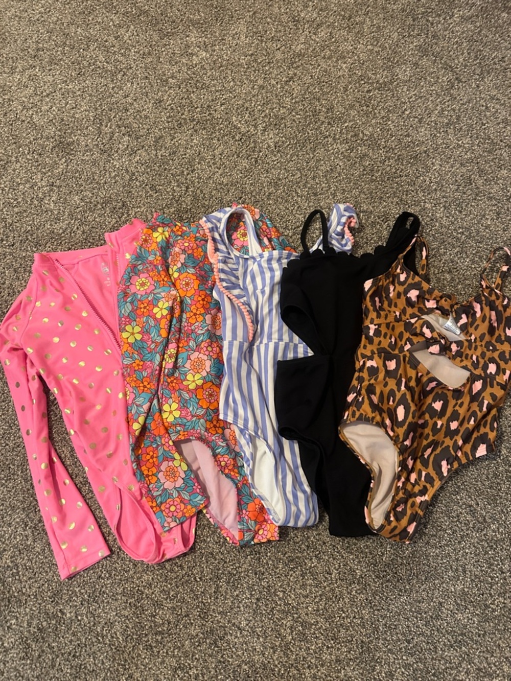 Girls swimsuits, art class, cat & Jack etc